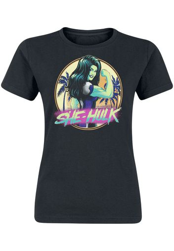 She-Hulk - Power - T-Shirt - Donna - nero