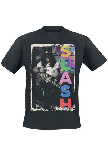 Slash - Pop Art - T-Shirt - Uomo - nero