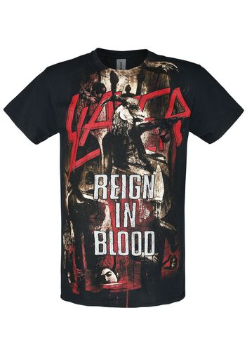 Slayer - Reign In Blood - T-Shirt - Uomo - nero