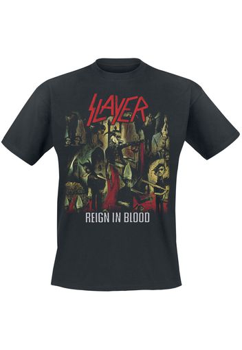 Slayer - Reign In Blood - T-Shirt - Uomo - nero