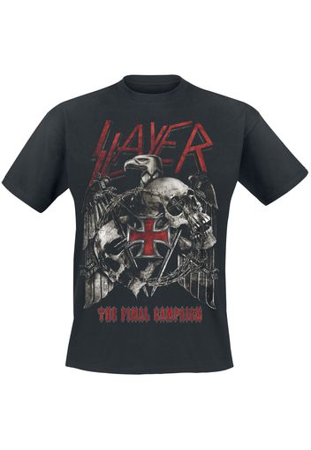 Slayer - Final Campaign Eagle - T-Shirt - Uomo - nero