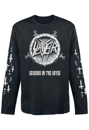 Slayer - Seasons In The Abyss - Maglia a maniche lunghe - Uomo - nero