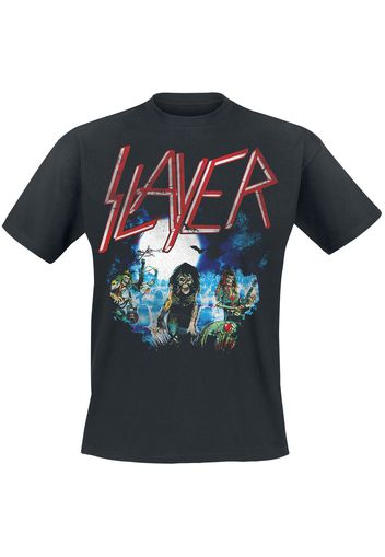 Slayer - Live Undead 84 - T-Shirt - Uomo - nero