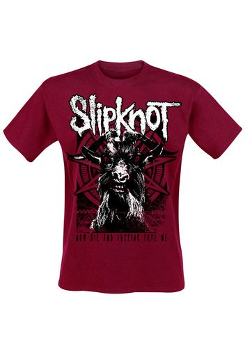 Slipknot - Goat - T-Shirt - Uomo - rosso