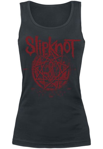 Slipknot - Star Symbol - Top - Donna - nero