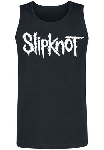 Slipknot - White Logo - Canotte - Uomo - nero