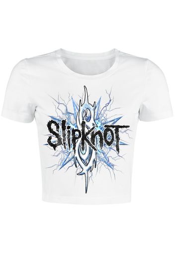 Slipknot - Electric Blue - T-Shirt - Donna - bianco