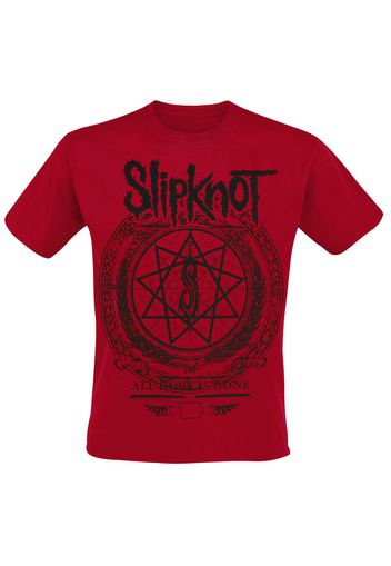 Slipknot - Blurry - T-Shirt - Uomo - rosso scuro