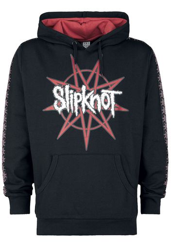 Slipknot - Amplified Collection - Mens Taped Fleece Hoodie - Felpa con cappuccio - Uomo - nero