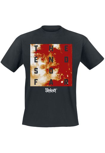 Slipknot - The End, So Far Square Red - T-Shirt - Uomo - nero