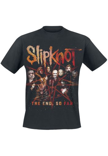 Slipknot - The End, So Far Group Star - T-Shirt - Uomo - nero