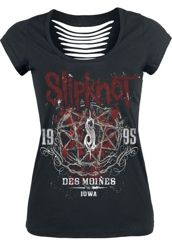 Slipknot - Iowa Star - T-Shirt - Donna - nero