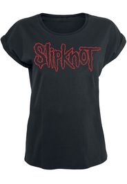 Slipknot - Logo - T-Shirt - Donna - nero