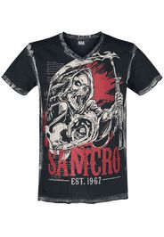 Sons Of Anarchy - Samcro - EST. 1967 - T-Shirt - Uomo - nero