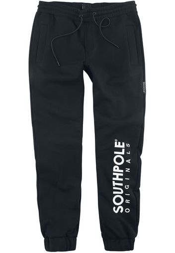 Southpole - Basic Fleece Pants - Pantaloni tuta - Uomo - nero