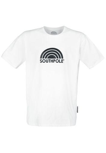 Southpole - Tee with Logo - T-Shirt - Uomo - bianco