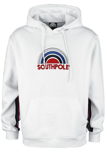 Southpole - Multi Color Logo Hoodie - Felpa con cappuccio - Uomo - bianco