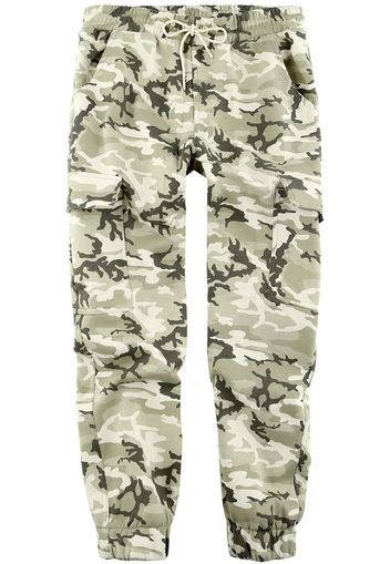 Southpole - Tow Toned Fleece Cargo Pants - Pantaloni modello cargo - Uomo - sabbia