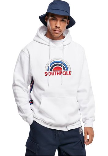 Southpole - Southpole Multi Color Logo Hoody - Felpa con cappuccio - Uomo - bianco