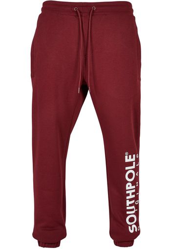 Southpole - Southpole Basic Sweatpants - Pantaloni tuta - Uomo - rosso