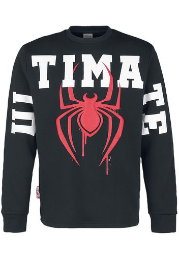 Spider-Man - Ultimate Logo - Felpa - Uomo - nero