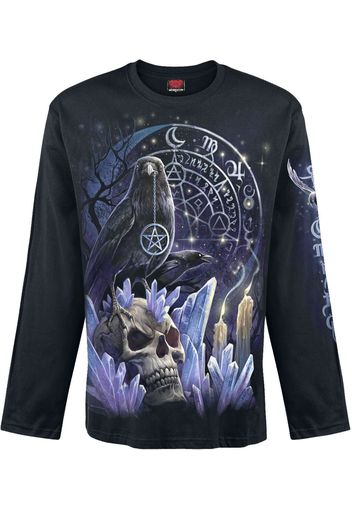 Spiral - Witchcraft - Maglia Maniche Lunghe - Uomo - nero