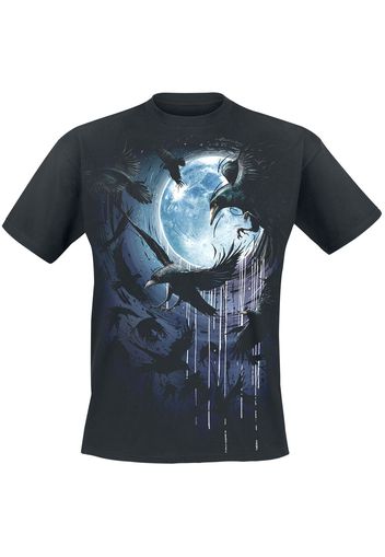 Spiral - Crow Moon - T-Shirt - Uomo - nero