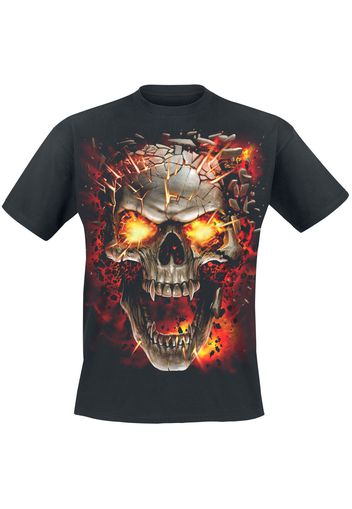 Spiral - Skull Blast - T-Shirt - Uomo - nero