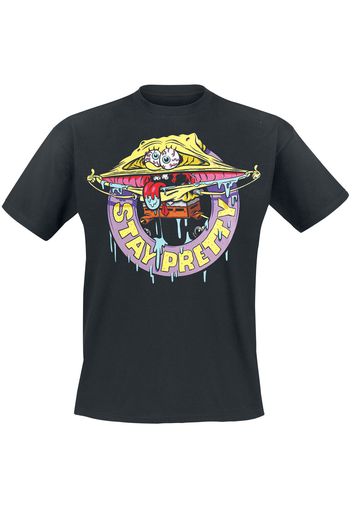 SpongeBob SquarePants - Stay Pretty - T-Shirt - Uomo - nero