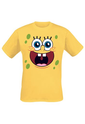 SpongeBob SquarePants - Happy Face - T-Shirt - Uomo - giallo