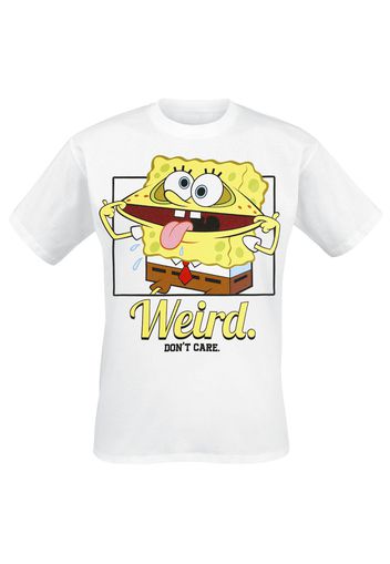 SpongeBob SquarePants - Weird - T-Shirt - Uomo - bianco