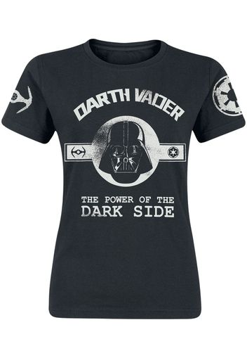 Star Wars - Darth Vader - T-Shirt - Donna - nero