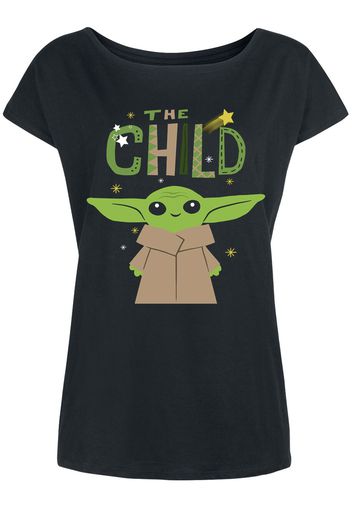 Star Wars - The Mandalorian - The Child - T-Shirt - Donna - nero