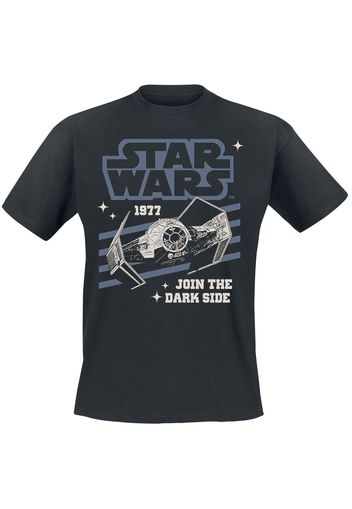 Star Wars - Join The Dark Side 77 - T-Shirt - Uomo - nero