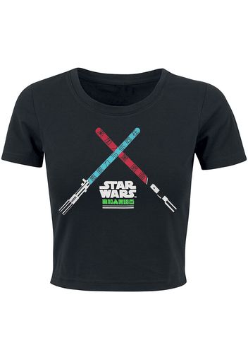 Star Wars - Darth Maul - T-Shirt - Donna - nero
