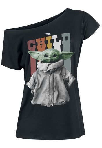 Star Wars - The Mandalorian - Child - Grogu - T-Shirt - Donna - nero