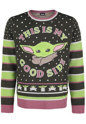 Star Wars - The Mandalorian - Grogu - Christmas jumper - Uomo - multicolore