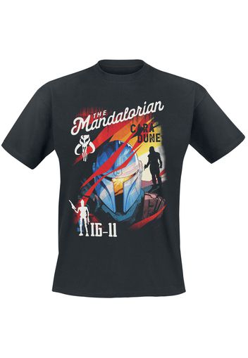 Star Wars - The Mandalorian - Hunters - T-Shirt - Uomo - nero