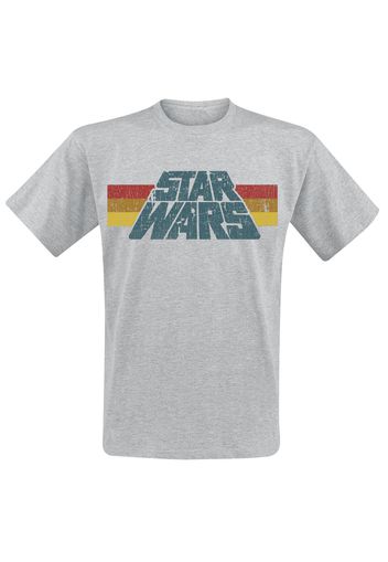 Star Wars - Vintage 77 - T-Shirt - Uomo - grigio sport