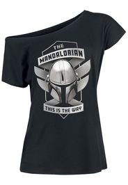 Star Wars - The Mandalorian - T-Shirt - Donna - nero