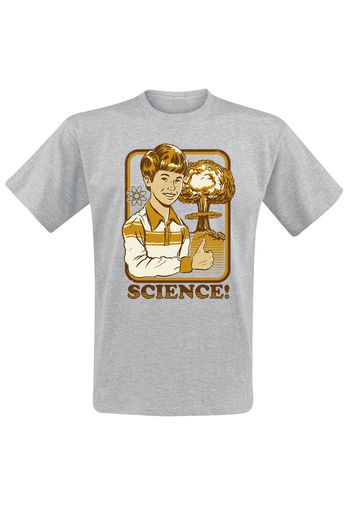 Steven Rhodes - Science! - T-Shirt - Uomo - grigio melange