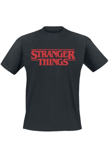Stranger Things - Classic Logo - T-Shirt - Uomo - nero