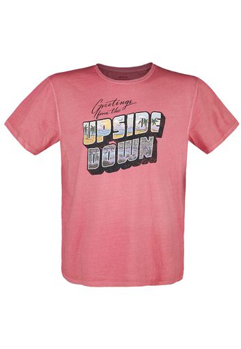 Stranger Things - Greetings! - T-Shirt - Donna - rosa