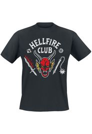 Stranger Things - Hellfire Club - T-Shirt - Uomo - nero