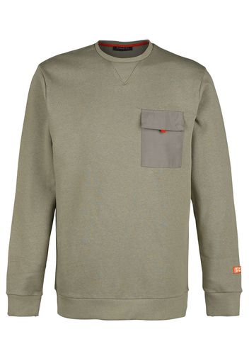 Sublevel - Mens Sweatshirt - Felpa - Uomo - verde oliva