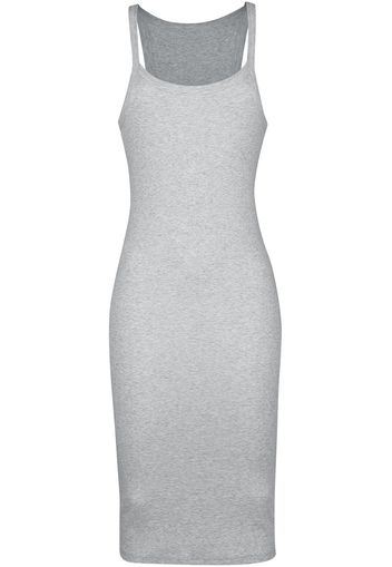 Sublevel - Ladies Rib Dress - Miniabito - Donna - grigio chiaro screziato