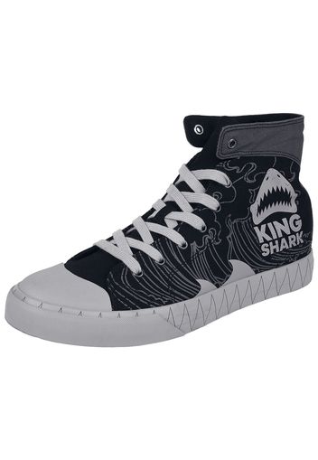 Suicide Squad - 2 - King Shark - Sneakers alte - Uomo - nero grigio