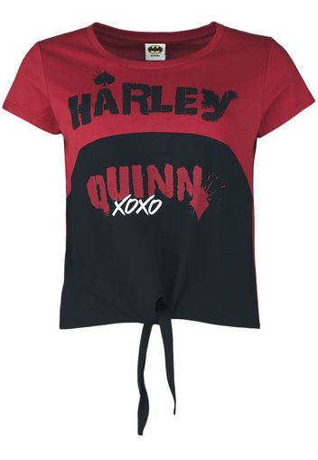 Suicide Squad - Harley Quinn - T-Shirt - Donna - nero rosso