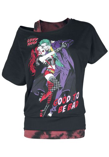 Suicide Squad - Harley and Joker - T-Shirt - Donna - multicolore