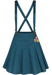 Super Mario - Retro - Minigonna - Donna - blu scuro